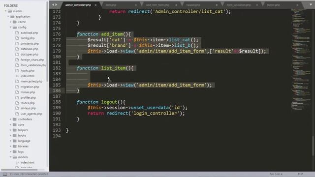 E Commerce project in Codeigniter Part 20 - Image validation Items смотреть онлайн