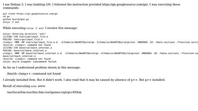 Unix & Linux: /bin/sh: clang++: command not found (2 Solutions!!) смотреть онлайн
