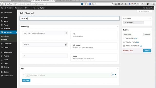 Goodnews Wordpress theme v5 - Header смотреть онлайн
