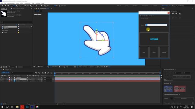 3D Extruder Обзор скрипта для After Effects смотреть онлайн