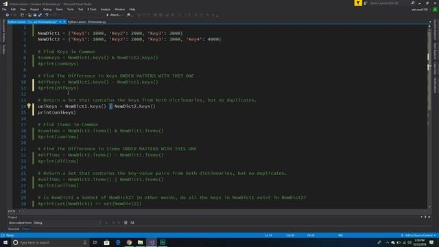 Comparing Dictionaries In Python смотреть онлайн