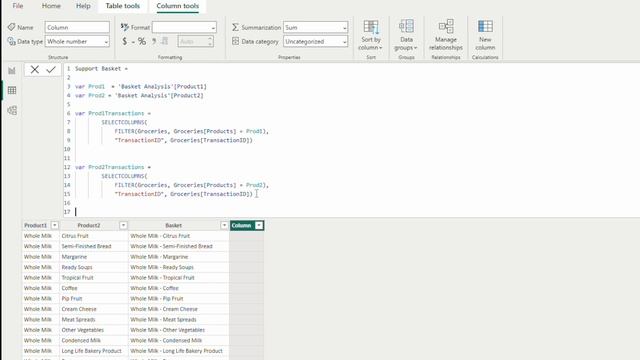 Basket Analysis using Power BI - Intermediate DAX Power BI Project | Power BI Mastery смотреть онлайн