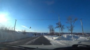 Оха на Сахалине. Едем на заправку по улицам г. Оха.