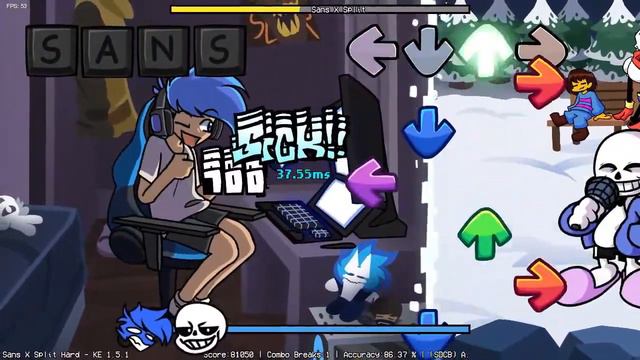 Sans Remastered VS Amor | Friday Night Funkin | Undertale Mod смотреть онлайн