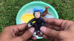 Учим Животных корова коза овца олень утка кролик свинья лев слон зебра носорог Развивающие Мультики