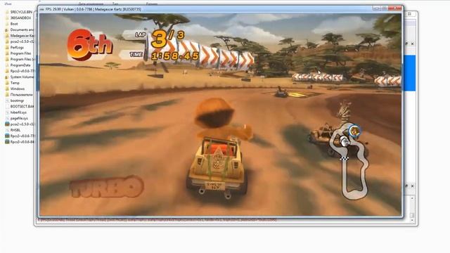 RPCS3 настройка эмулятора для Madagascar Kartz смотреть онлайн