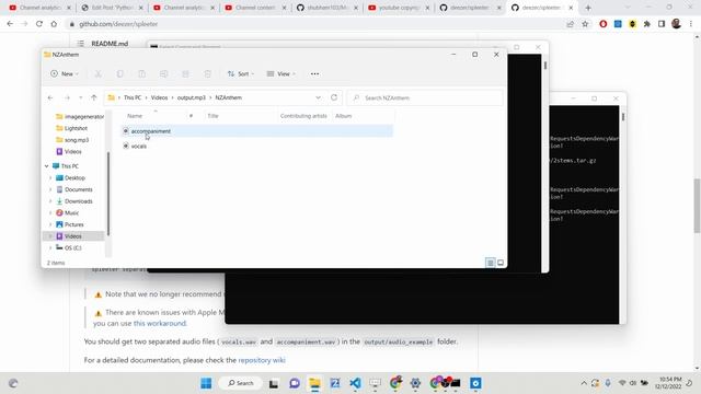 Python 3 Spleeter Library Tutorial to Remove Vocals & Music From MP3 Song Using Tensorflow смотреть онлайн