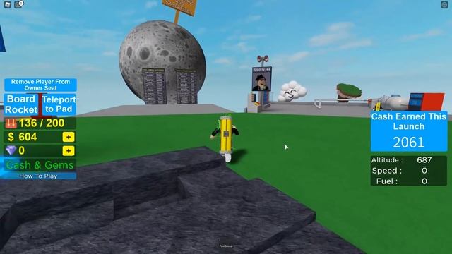 ?ROKET İLE UZAY BOŞLUĞUNA GİTTİK? / 3-2-1 Blast Off Simulator / Roblox смотреть онлайн