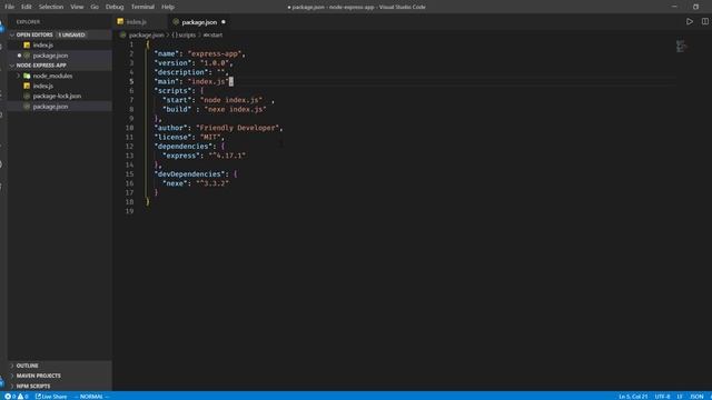 How to compile node js app into executable | Convert js to exe | Package javascript applications смотреть онлайн