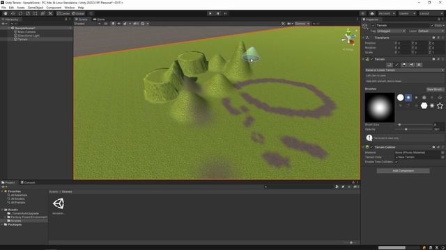 Unity TERRAIN Tutorial - Easy and Quick (2023) смотреть онлайн