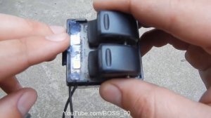 Делаем подсветку кнопок электростеклоподъемника в Daewoo Lanos своими руками