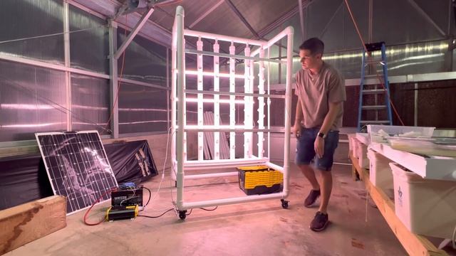 96 Growing spaces - Vertical Farming system setup video смотреть онлайн