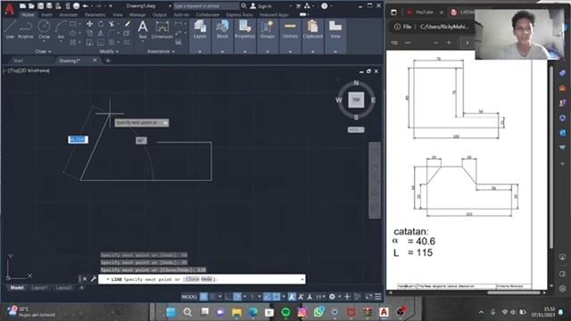 Autocad 2D Latihan 1 смотреть онлайн