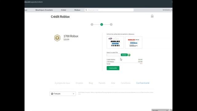 ROBLOX ROBUX CARD redeem code смотреть онлайн