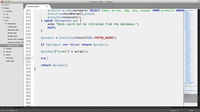 Php#4.3 Displaying Shirt Sizes смотреть онлайн