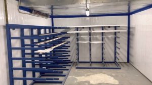 Покрасочная камера для мебели, монтаж. ч 2