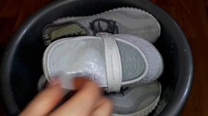 КАК ОТБЕЛИТЬ белую обувь  и УБРАТЬ ЖЁЛТЫЕ пятна