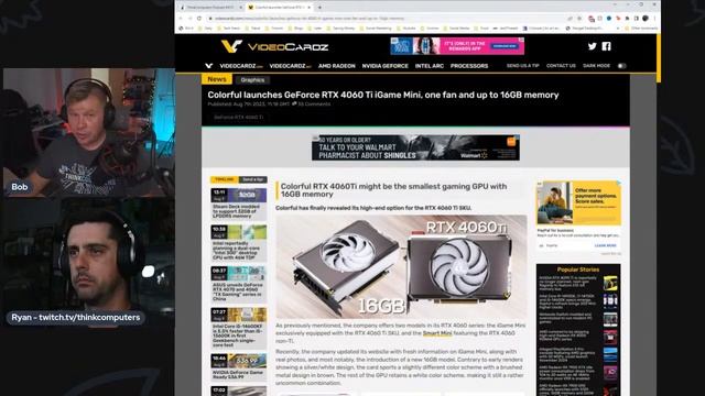 ThinkComputers Podcast #373 - RX 7800 XT, i9-14900K Benchmarked, Der8auer New Waterblock & More! смотреть онлайн