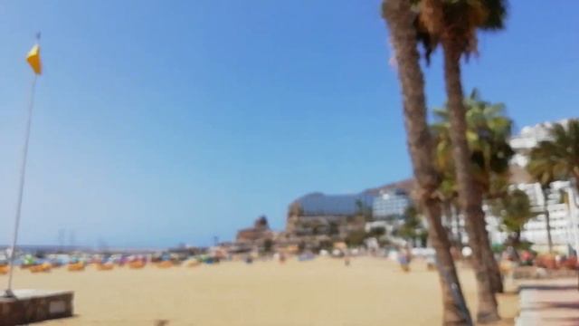Канарские острова Идем на пляж Пуэрто Рико Жизнь на канарах смотреть онлайн