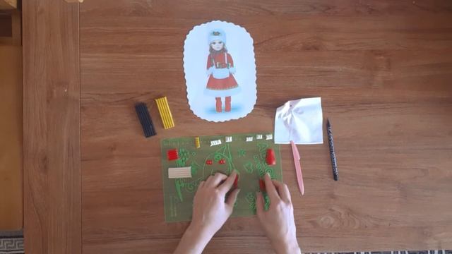 Лепка "девочка в зимней шубке" смотреть онлайн
