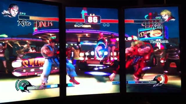 Street fighter 4 Koryu on Eyefinity смотреть онлайн