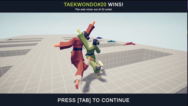 TAEKWONDO TOURNAMENT | BATTLE ROYALE | Totally Accurate Battle Simulator TABS смотреть онлайн