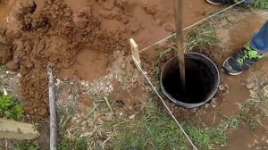 Бурим наливные сваи Грунтовые воды