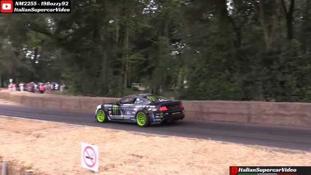 Vaughn Gittin Jr 's 900HP Ford Mustang RTR 2018 Goodwood Festival of Speed Epic Dri смотреть онлайн