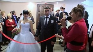 Встреча молодых в ресторане с караваем и иконой