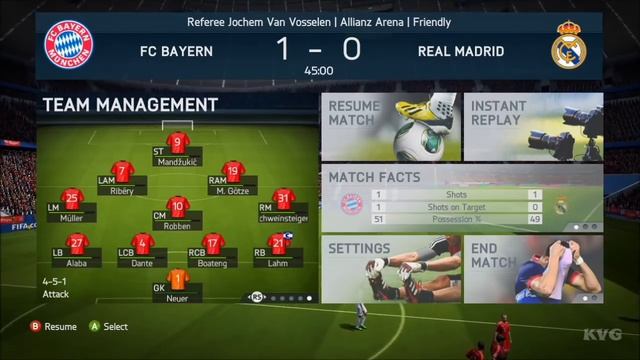 FIFA 14 - FC Bayern Munich vs. Real Madrid Gameplay [HD] смотреть онлайн