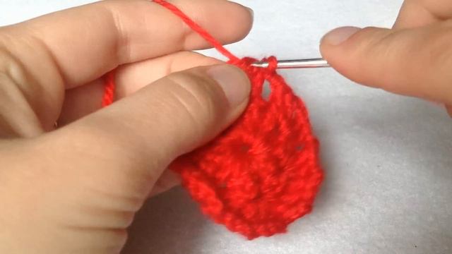 ☆ Плотный и объемный цветок, вязание крючком для начинающих, crochet. смотреть онлайн