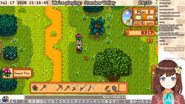 (Stardew Valley) fishing in a farming game(?) is my ninja way EP 3【NIJISANJI ID | Hana Macchia】 смотреть онлайн