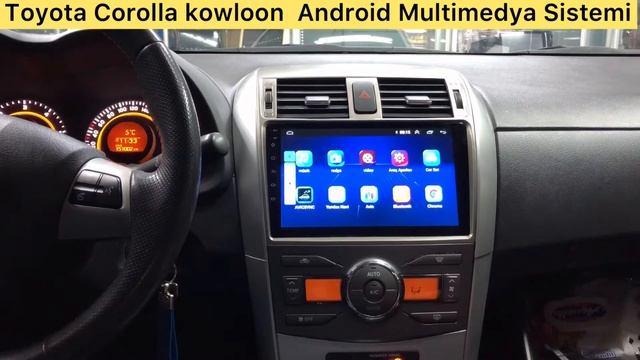 Toyota Corolla 2008-2012 Kowloon Android Multimedya Sistemi смотреть онлайн