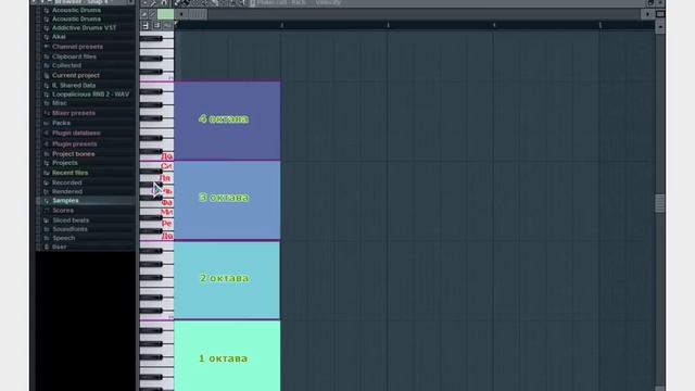 Учимся сочинять музыку в FL Studio. Урок 1. Ноты.
