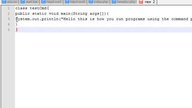 running java programs in the command prompt смотреть онлайн
