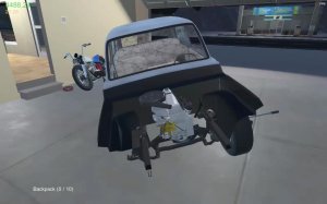 My Garage. МОЙ ГАРАЖ. #4.СОБИРАЕМ ПЕРЕДНЮЮ ЧАСТЬ АВТО .