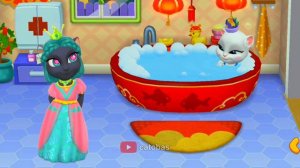 GOOD-BYE ANGELA TOM - My Talking Tom Friends - AMONG US - PAPA MAMA I'M HERE