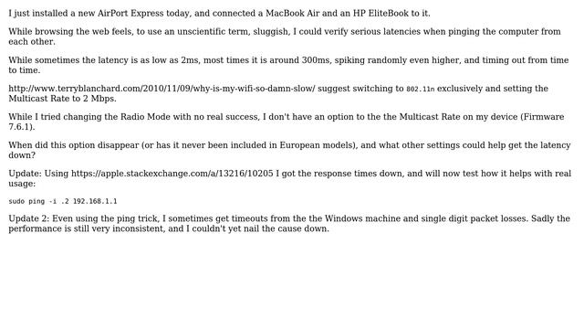 Apple: AirPort Express: Extremely high latency (2 Solutions!!) смотреть онлайн