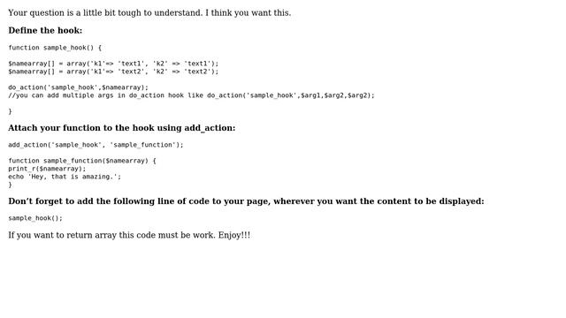 Wordpress: Make an array filterable per hook (2 Solutions!!) смотреть онлайн