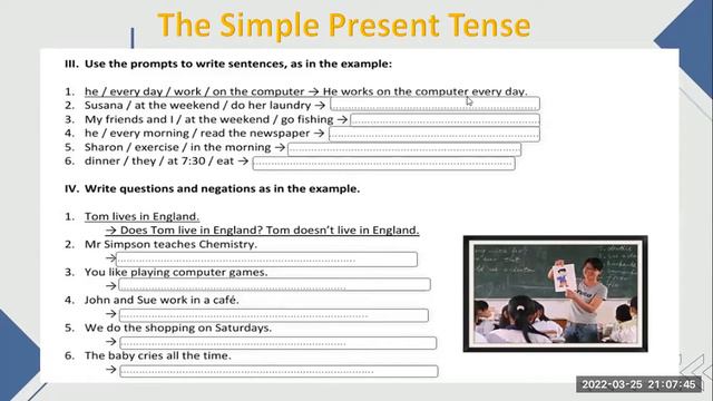 Ingles Corporativo-Videoconferencia #10 SIMPLE PRESENT PRACTICE DAILY ROUTINES. смотреть онлайн
