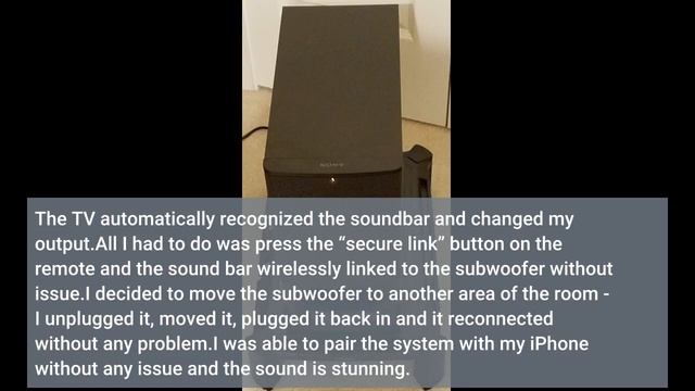 User Review: Sony HT-S350 Soundbar with Wireless Subwoofer: S350 2.1ch Sound Bar and Powerful S... смотреть онлайн