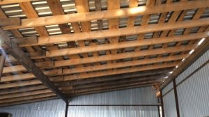 Каркасный гараж из труб нкт своими руками