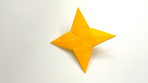Звезда из бумаги. Оригами инструкция