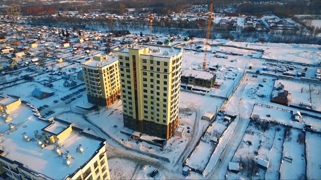 Аэросъемка ЖК "Южный". Январь 2018 г. ИФК "Мера" смотреть онлайн