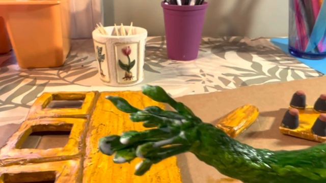 Dinosaur Puppet Show 7: Troodon the smartest dinosaur! #粘土 #恐竜 смотреть онлайн