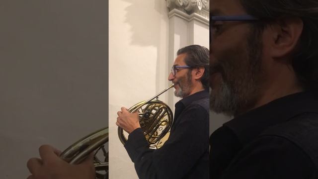 Claude Padoan, J. B. Loeillet - Sonata in C for Horn and Organ - 3rd movement. смотреть онлайн