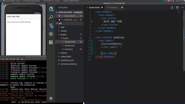 Ionic 3 for Beginners : Date and Time With Custom Format смотреть онлайн