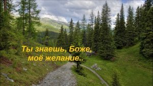 Ты знаешь, Боже, моё желание..