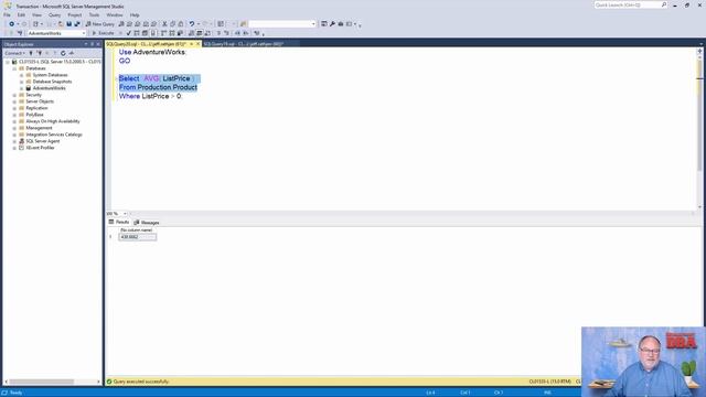 T-SQL 4 "Aggregate Functions" смотреть онлайн