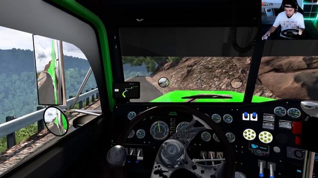 La Ruta De Tierra Con Mas Barro De Honduras Camión Freightliner classic xl American Truck Simulator смотреть онлайн